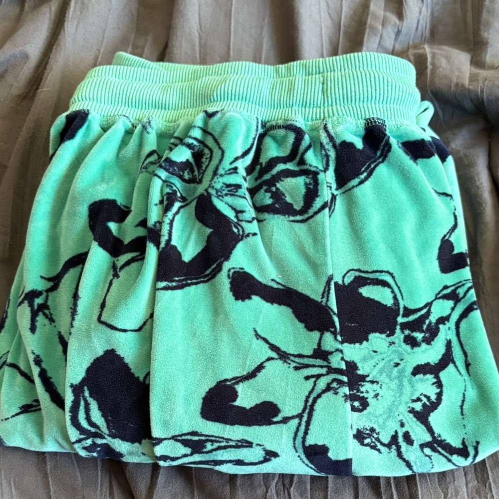 Floral Green joggers